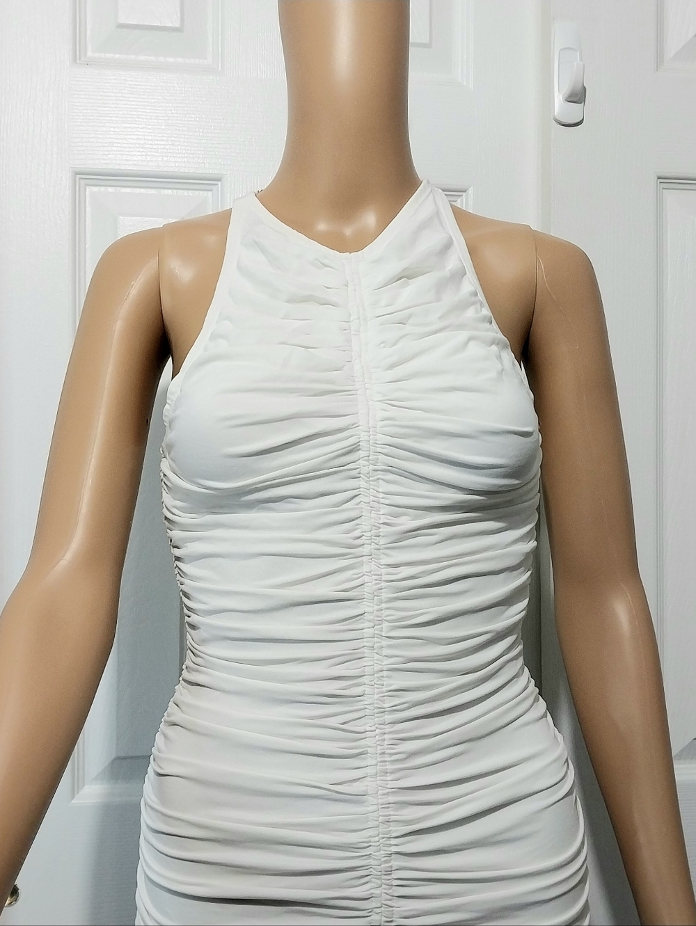 A.L.C. Adrienne Ruched Midi Dress, Size S - Picture 2 of 11